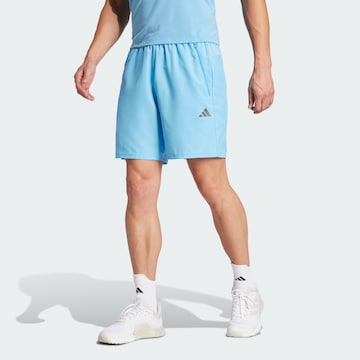 ADIDAS PERFORMANCE Regular Sportshorts 'Train Essentials' in Blau: predná strana