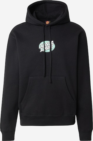 melns Santa Cruz Sportisks džemperis 'Winkowski Vertigo': no priekšpuses