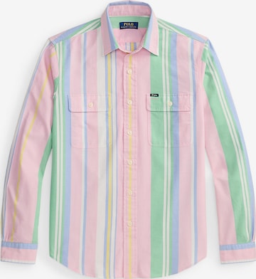 Polo Ralph Lauren Slim Fit Paita 'OXFORD' värissä vaaleanpunainen: etupuoli
