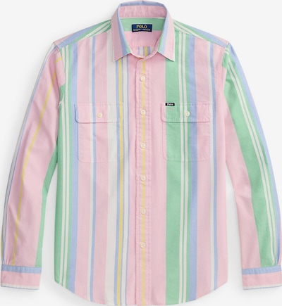 Polo Ralph Lauren Paita 'OXFORD' koossa XS värissä taivaansininen / keltainen / vaaleanvihreä / roosa / valkoinen, Tuotenäkymä
