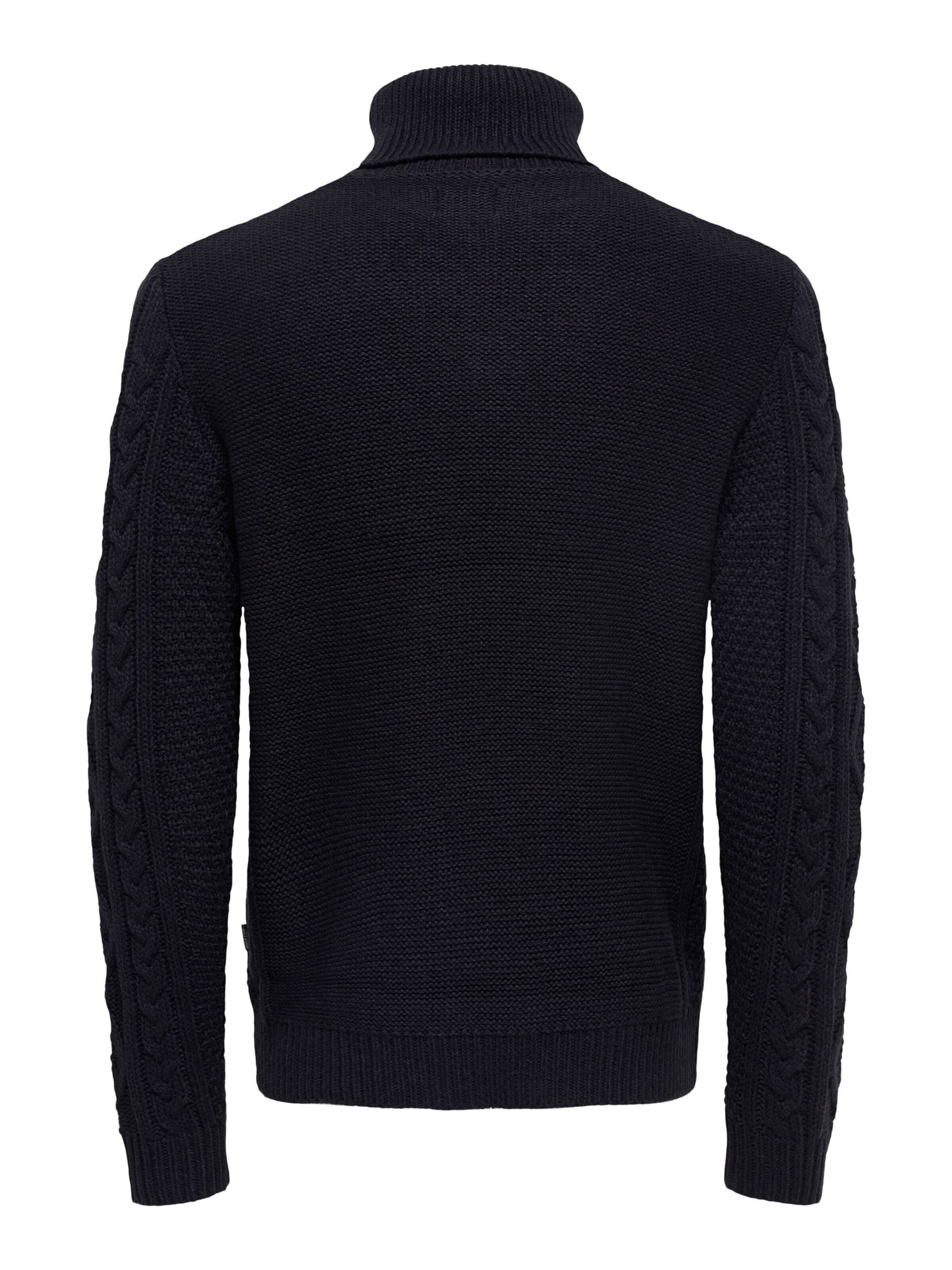 Only & Sons Trui 'Rigge' in Zwart