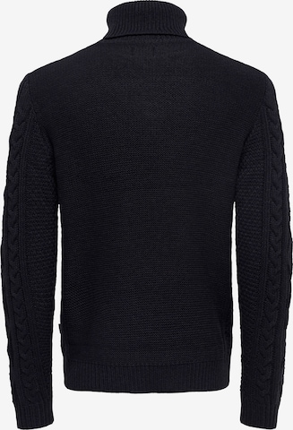 Only & Sons Pullover 'Rigge' in Schwarz