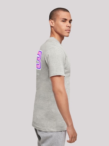 F4NT4STIC Shirt 'Happy People Only Good Vibes' in Grey