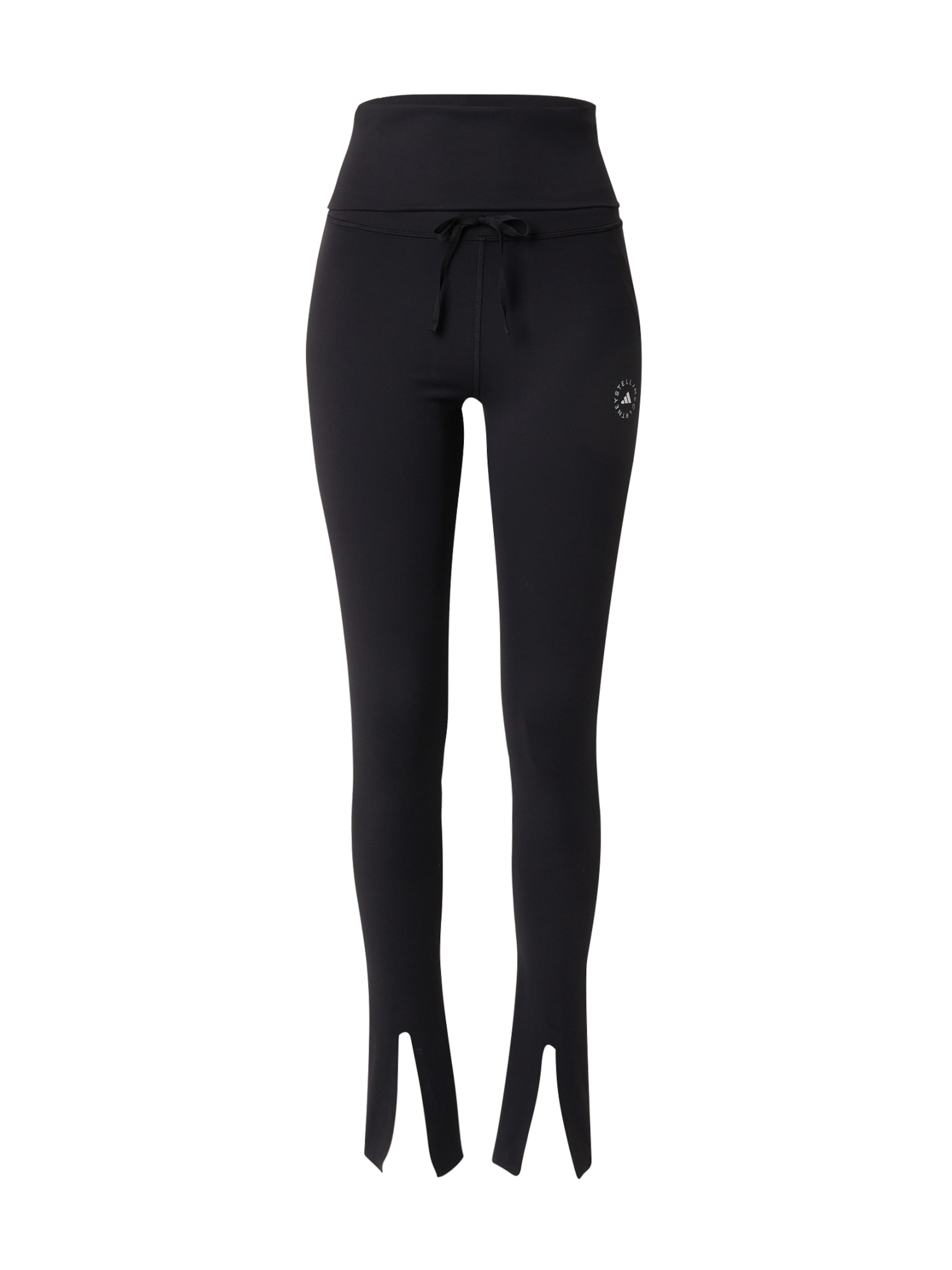 Skinny Pantaloni sportivi di ADIDAS BY STELLA MCCARTNEY in nero: frontale