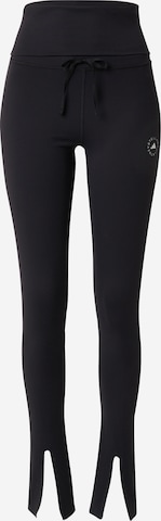 juoda ADIDAS BY STELLA MCCARTNEY Siauras Sportinės kelnės: priekis