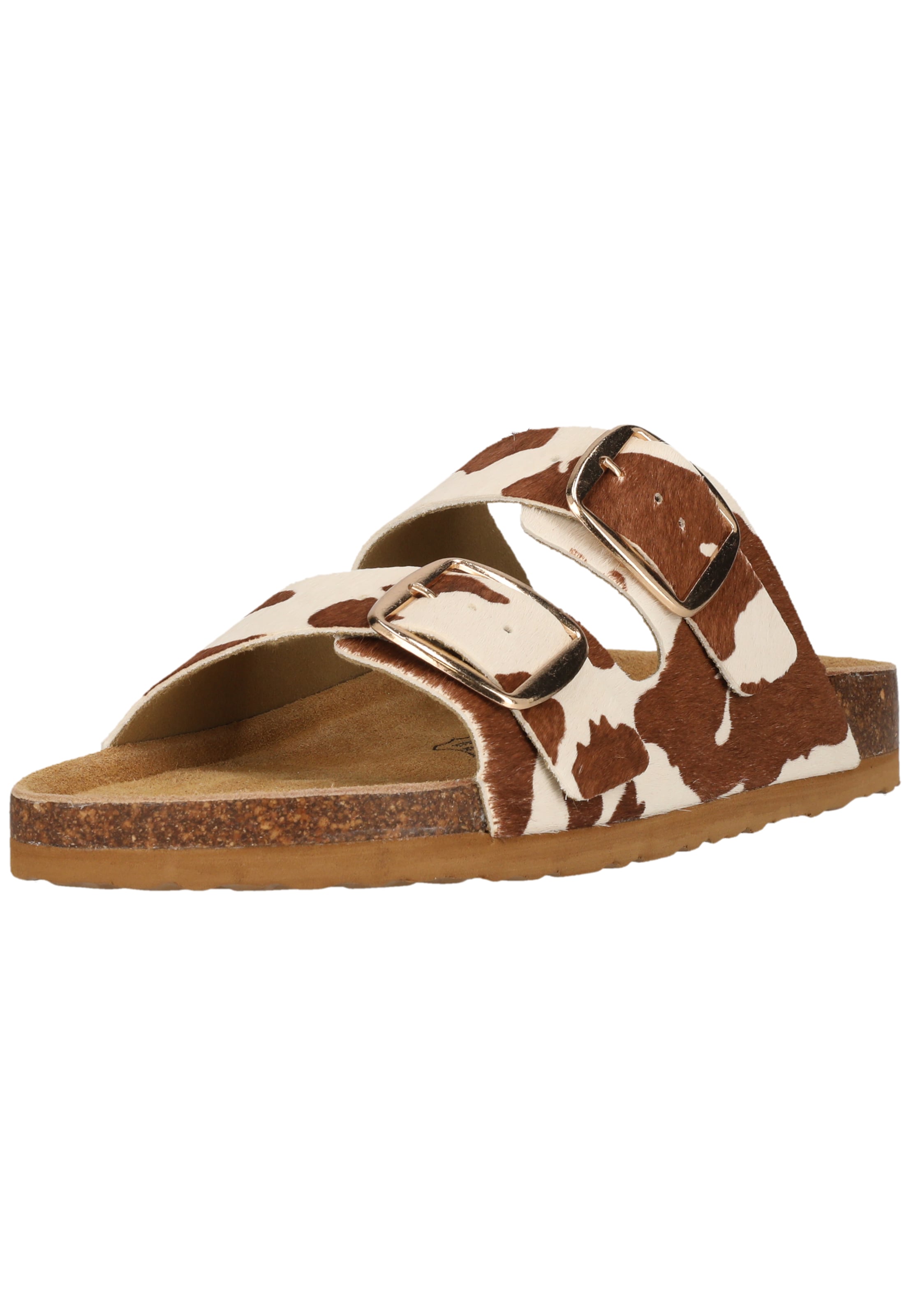 NOU Sandalen 'Reina' in Braun: Vorderseite