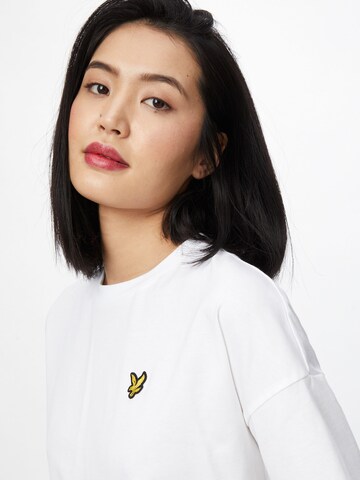 T-shirt oversize Lyle & Scott en blanc