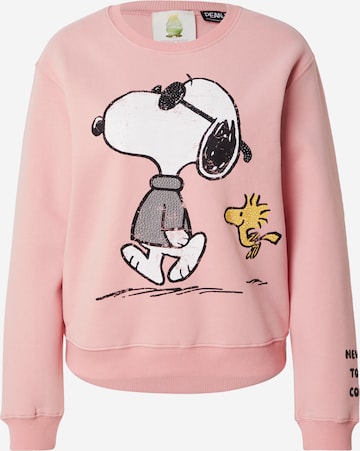 PRINCESS GOES HOLLYWOOD Суичър 'Snoopy Cool Walk' в розово: отпред