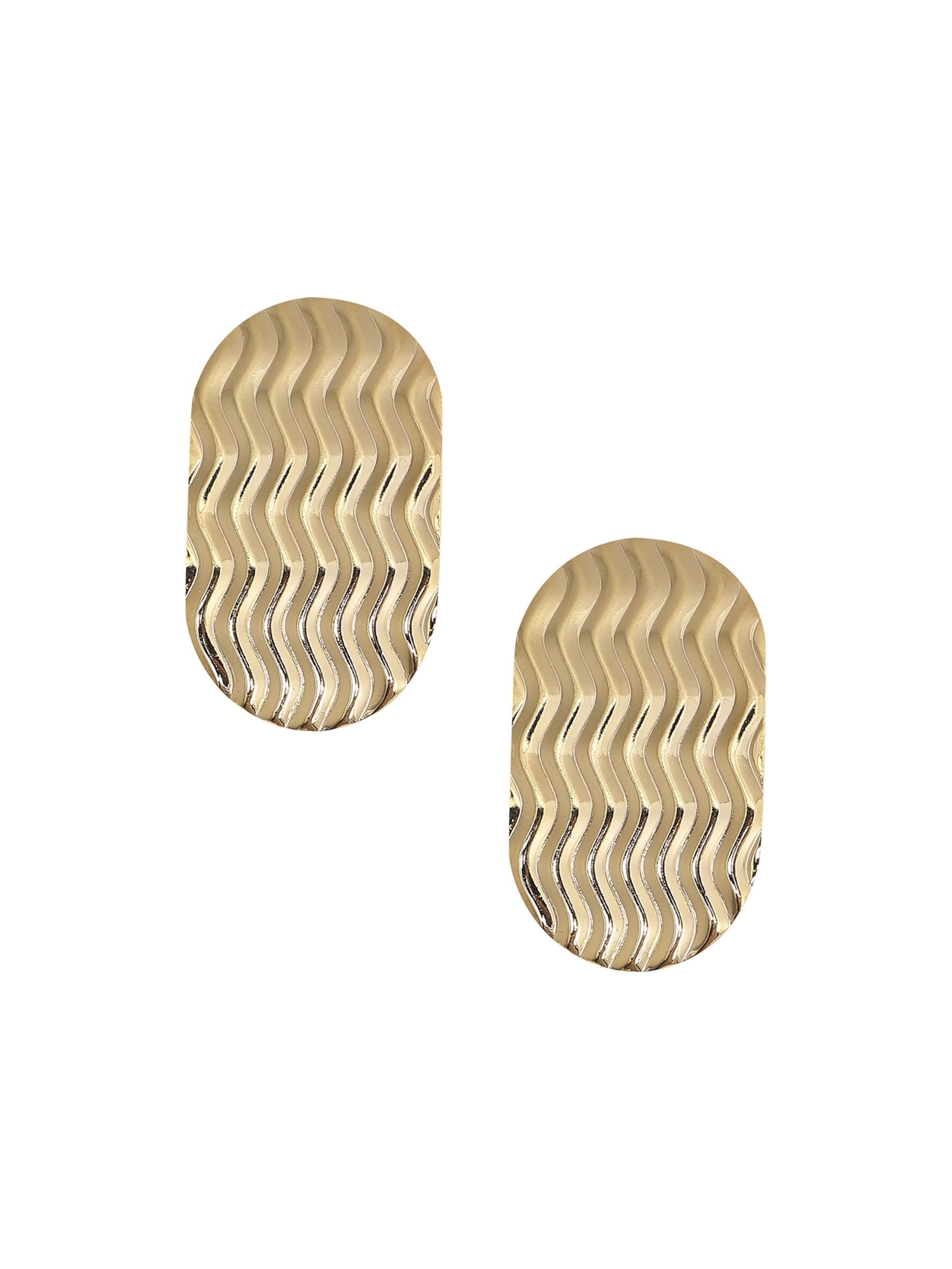 SOHI Серьги 'Lexa' в Золотой: спереди