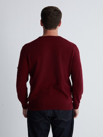 SILK & CASHMERE Gebreid vest in Rood