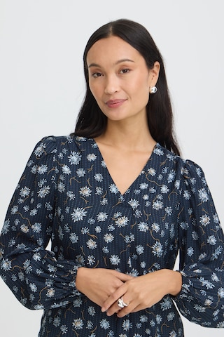 Fransa Bluse in Blau