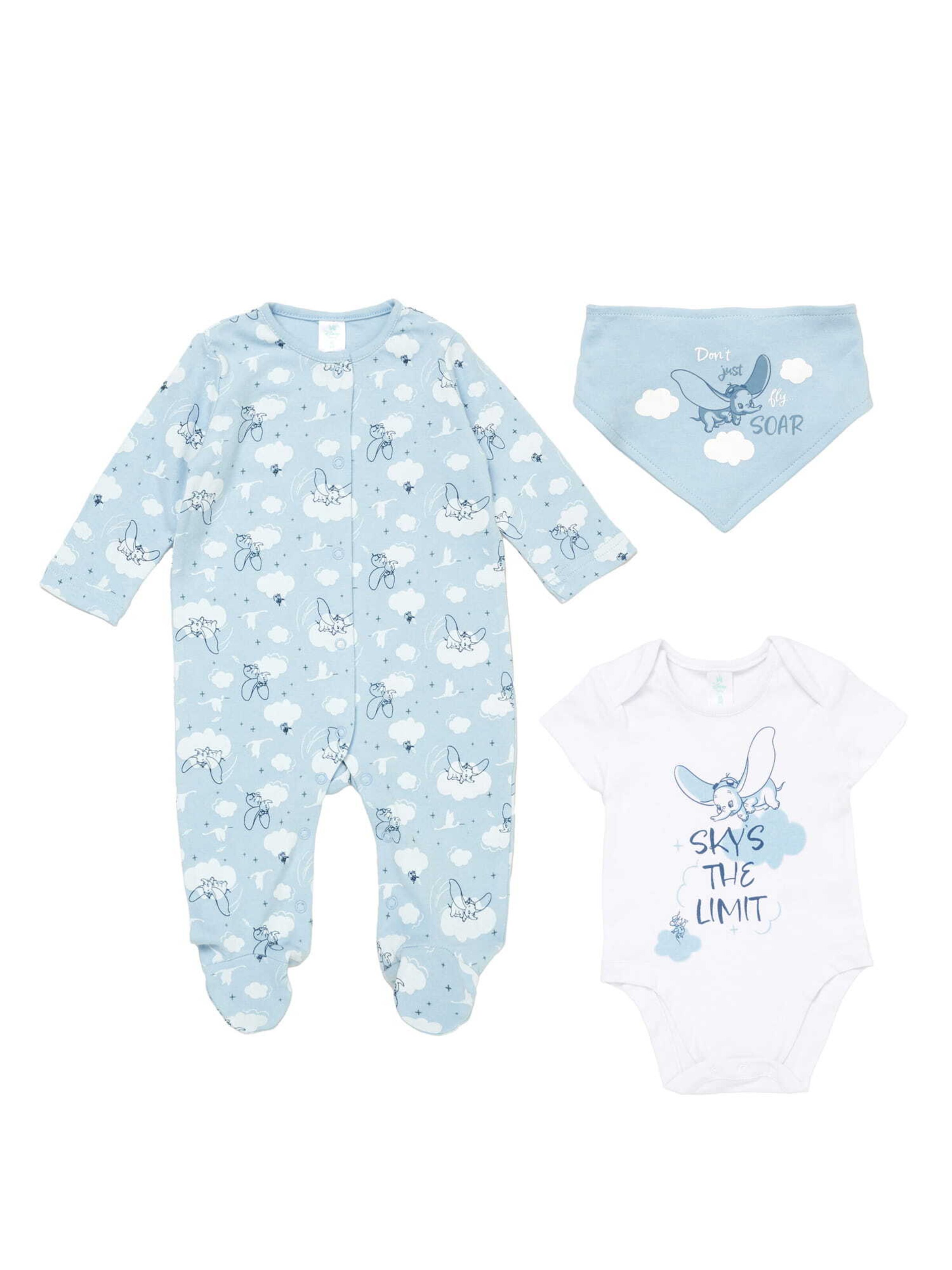 Set 'Dumbo' DISNEY en bleu : devant