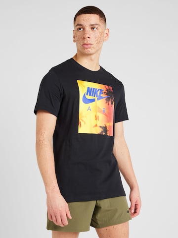 Nike Sportswear Футболка в Черный: спереди