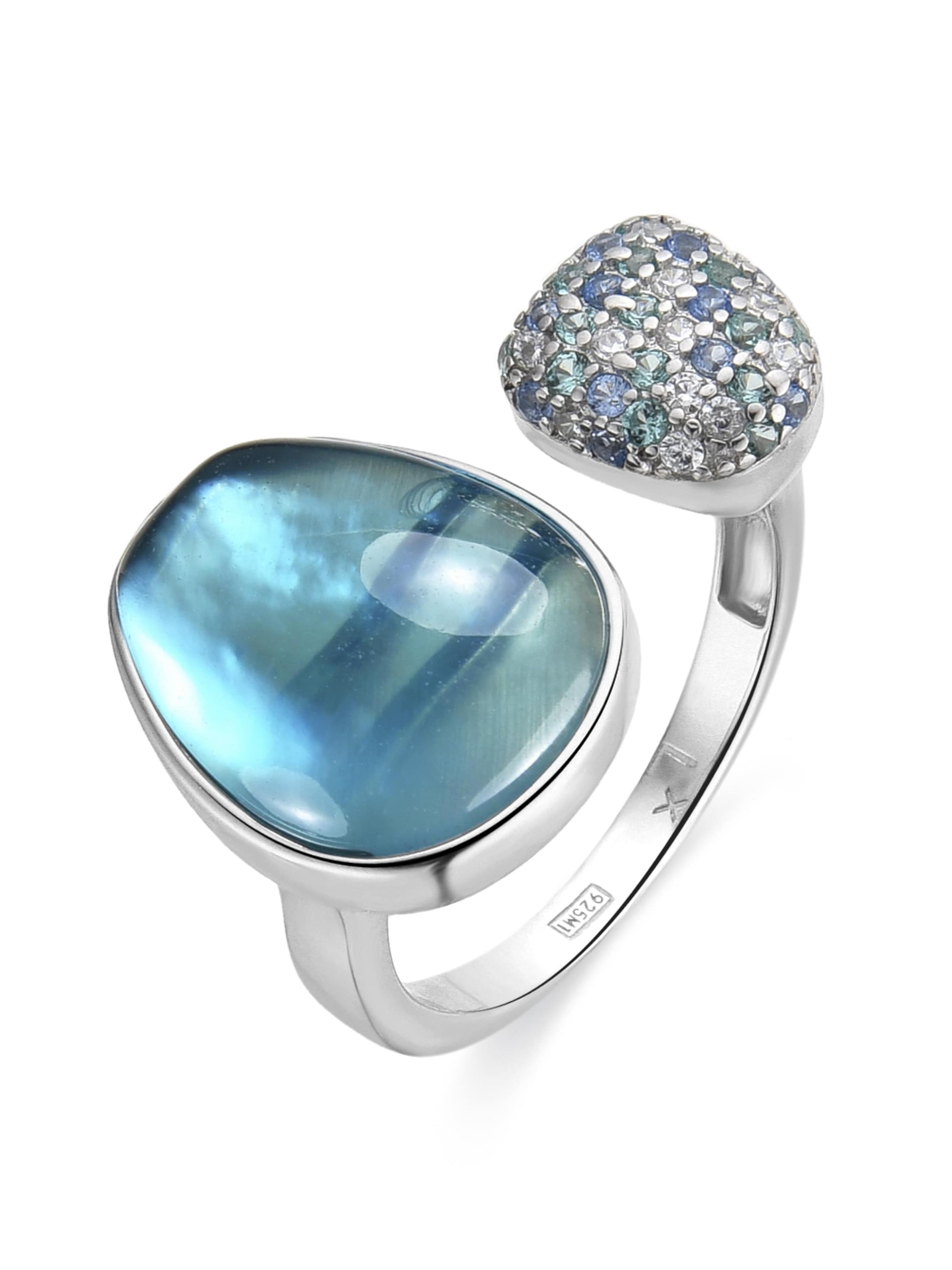 Luxenter - Anillo 'FURESH' en plata: frente