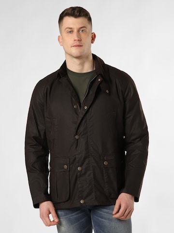 Barbour Between-Season Jacket 'Halton' in Brown: front