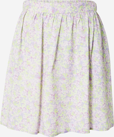 Moves Jupe 'Kisi' en citron vert / lilas / violet clair / violet rouge, Vue avec produit