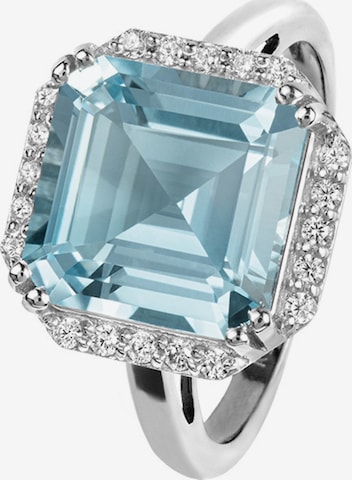 Jacques Lemans Ring in Blau: Vorderseite