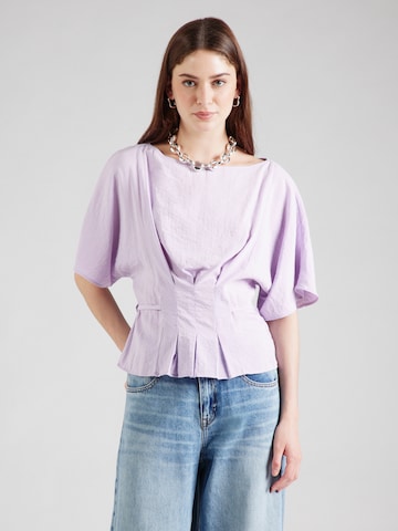 SELECTED FEMME Blouse 'SLFMATILDA' in Lila: voorkant