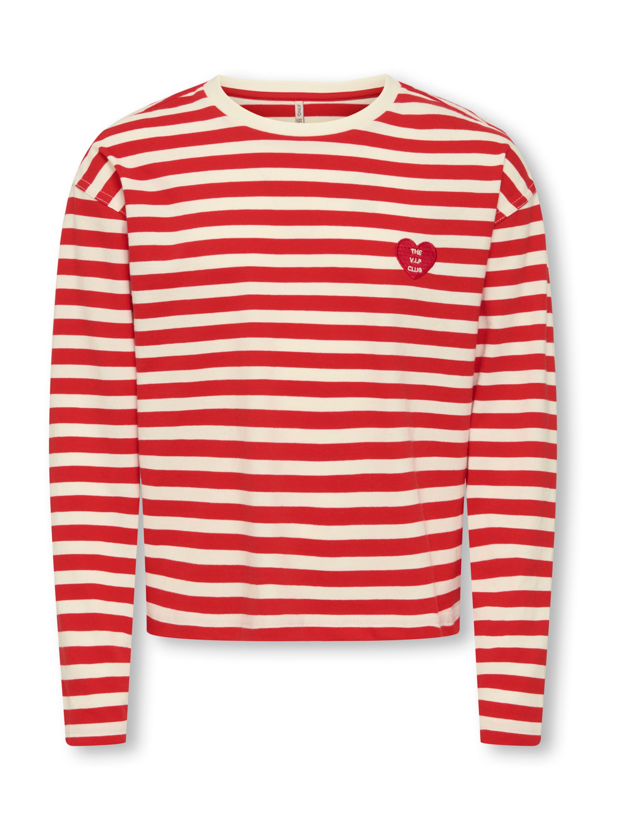 ONLY GIRLS Тениска в червено: отпред