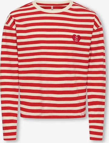 ONLY GIRLS T-shirt i röd: framsida