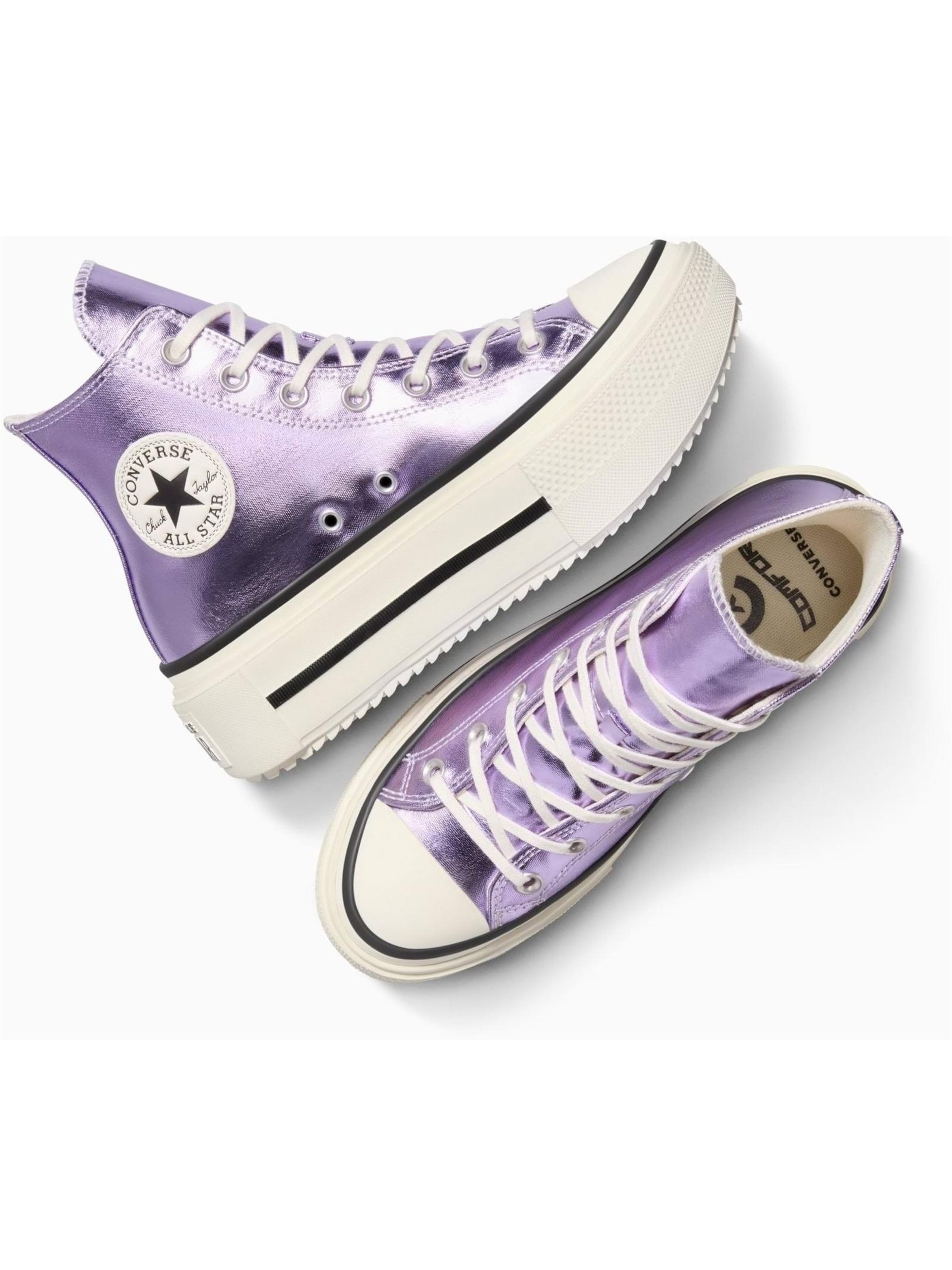 CONVERSE Sneakers hoog 'Chuck Taylor All Star' in Lila