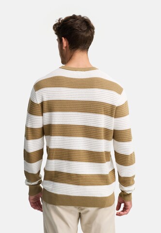 Pull-over ' INTidsel O-neck ' INDICODE JEANS en marron