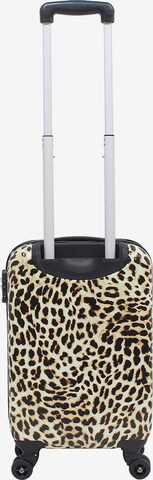 Saxoline Suitcase 'Leopard' in Yellow