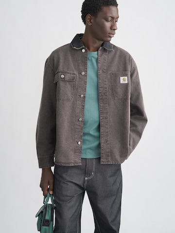 pilka Carhartt WIP Standartinis modelis Marškiniai 'Mitch': priekis