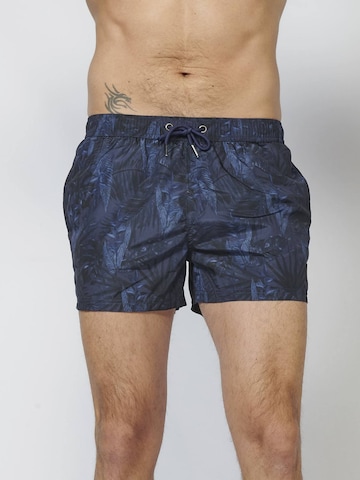 KOROSHI Badeshorts in Blau