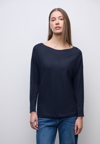 STREET ONE Sweater 'Dolman' in Blue: front