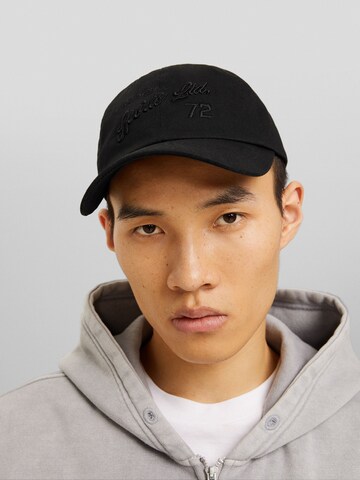 Bershka Cap in Schwarz