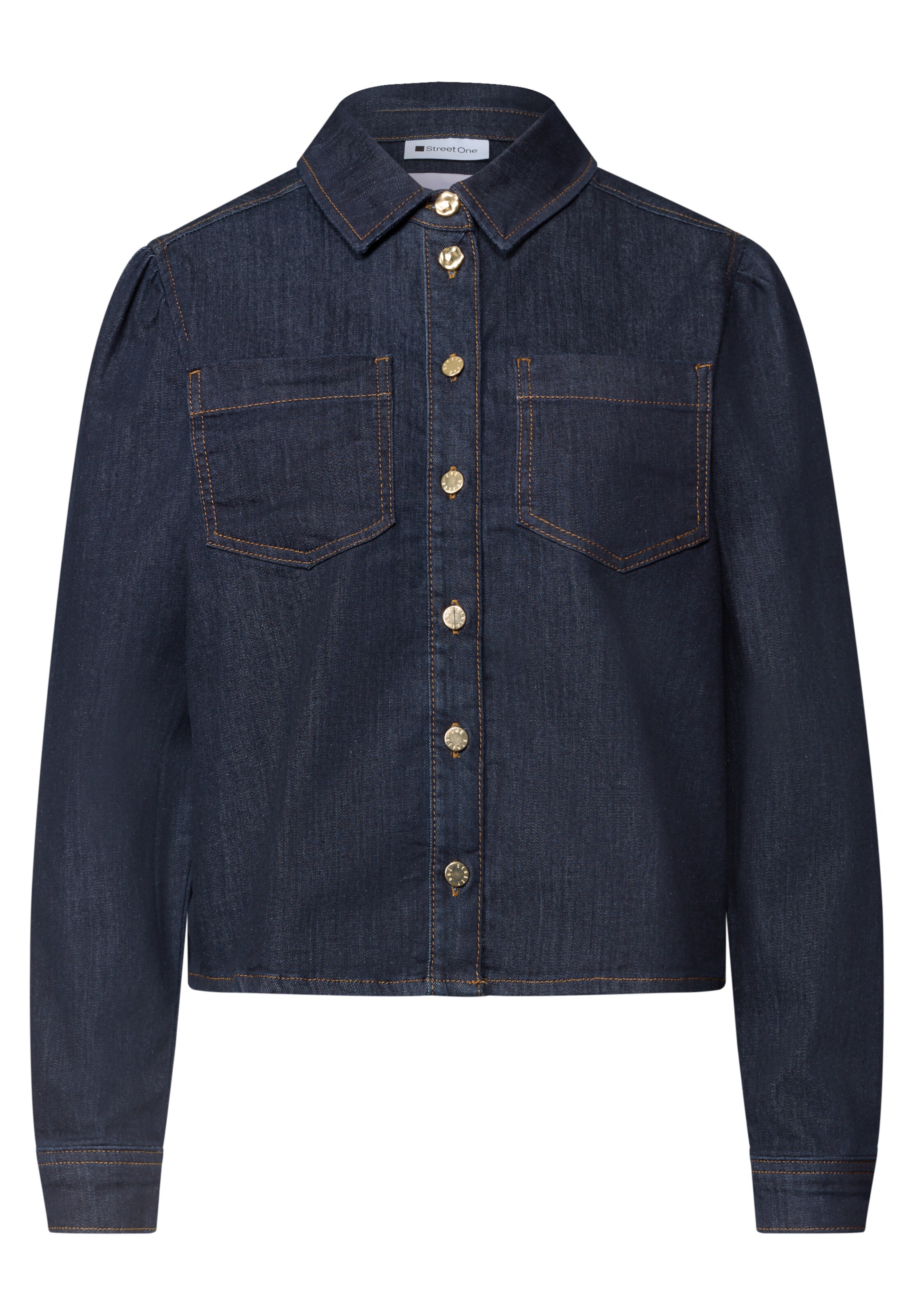 STREET ONE Blouse in XS in Blue denim, Item view