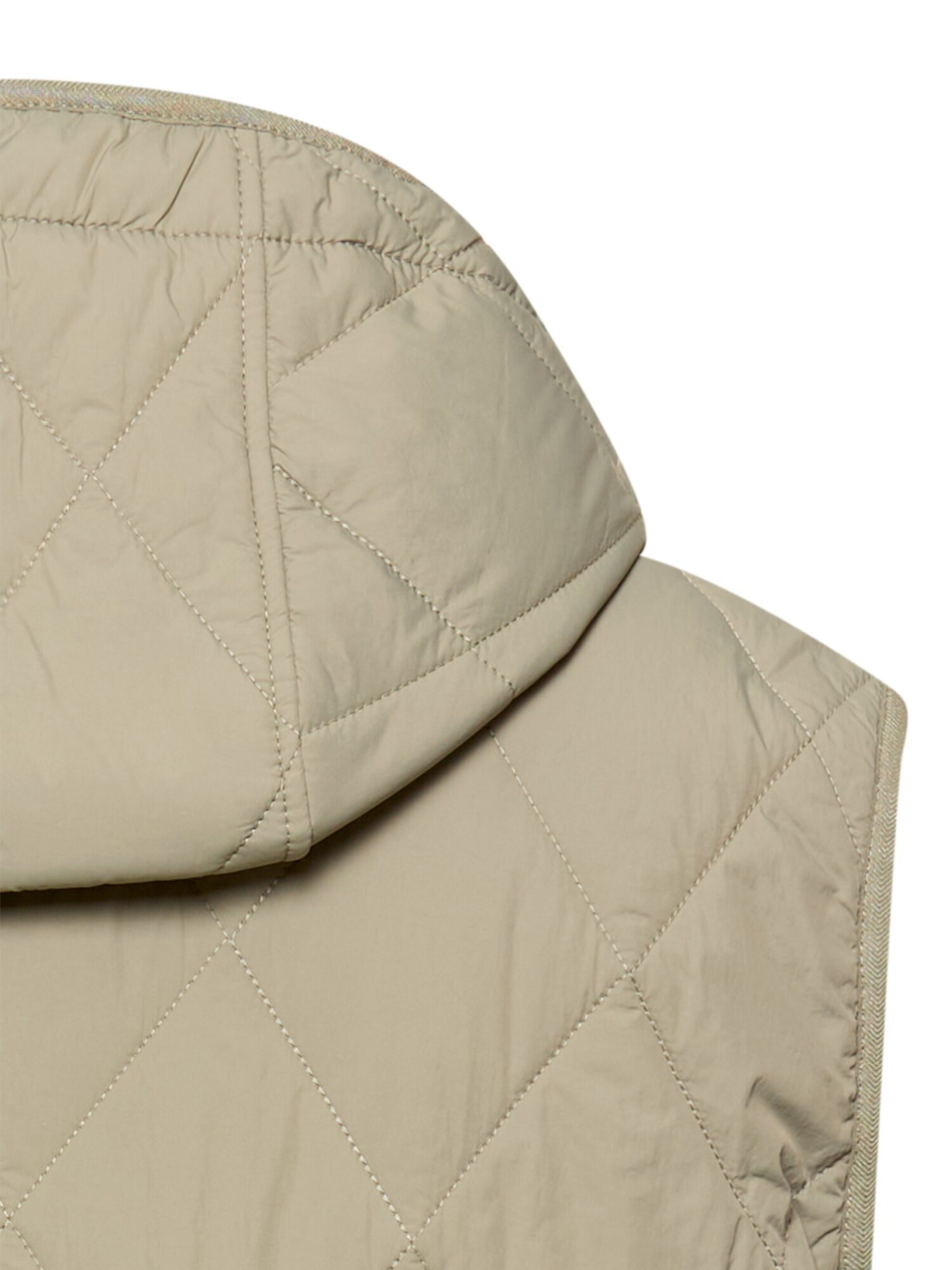 CAMEL ACTIVE Lange Weste mit Kapuze in Grün