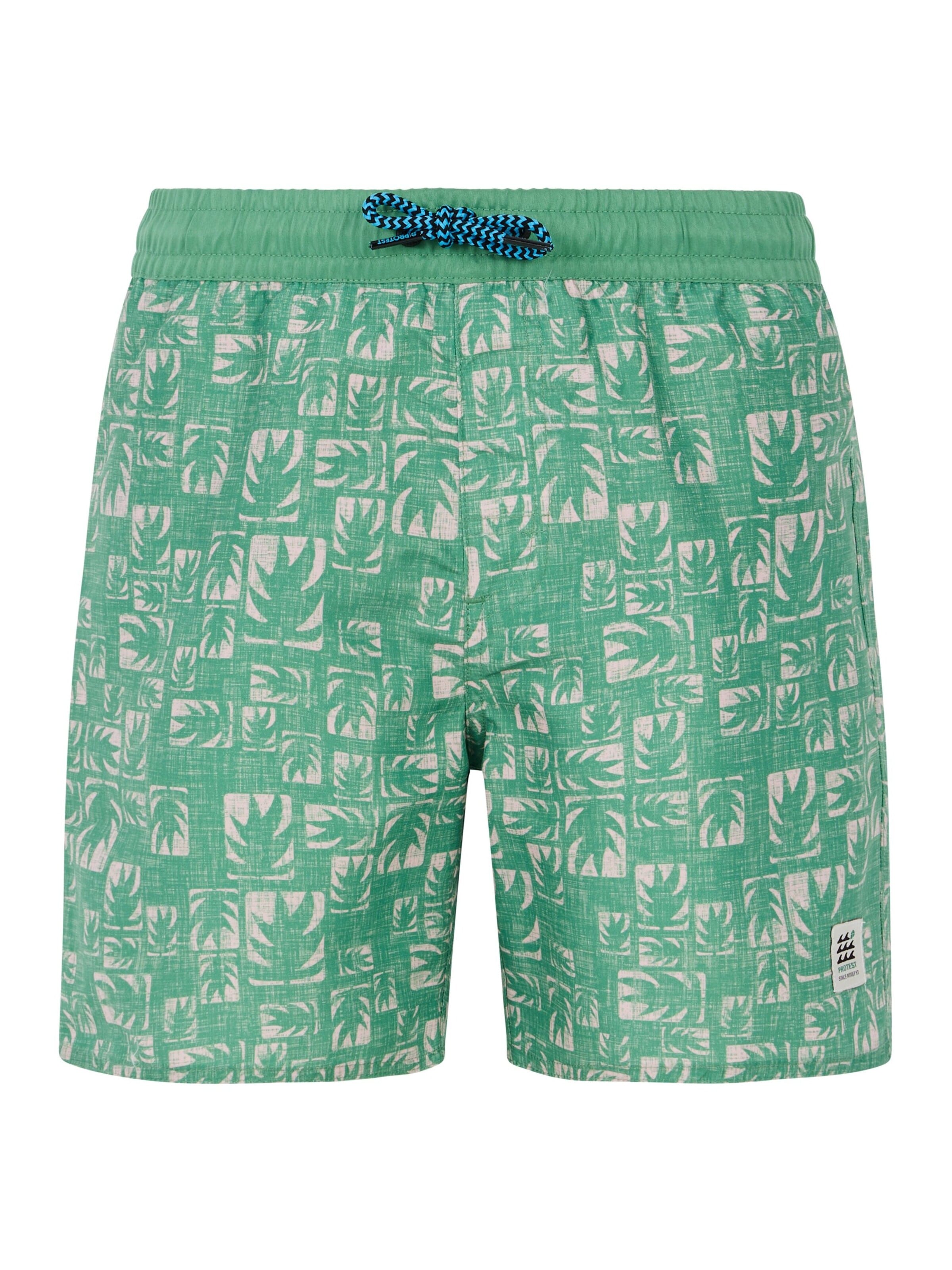PROTEST Badeshorts 'PRTSurfin JR'‌ in Grün: Vorderseite
