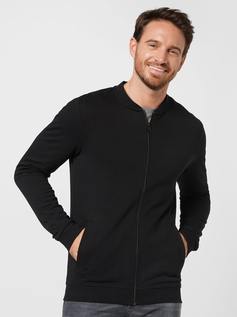 Sweaters & Hoodies TOM TAILOR DENIM Zip-up jackets Black