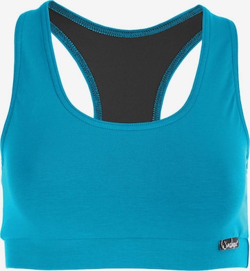 Winshape Bustier Sports-BH 'WVR1' i blå: forside