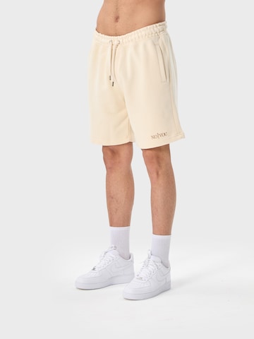 Ossy Homer Loosefit Sporthose '450 GSM' in Beige