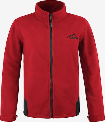 normani Athletic Fleece Jacket 'Ivalo' in Red: front