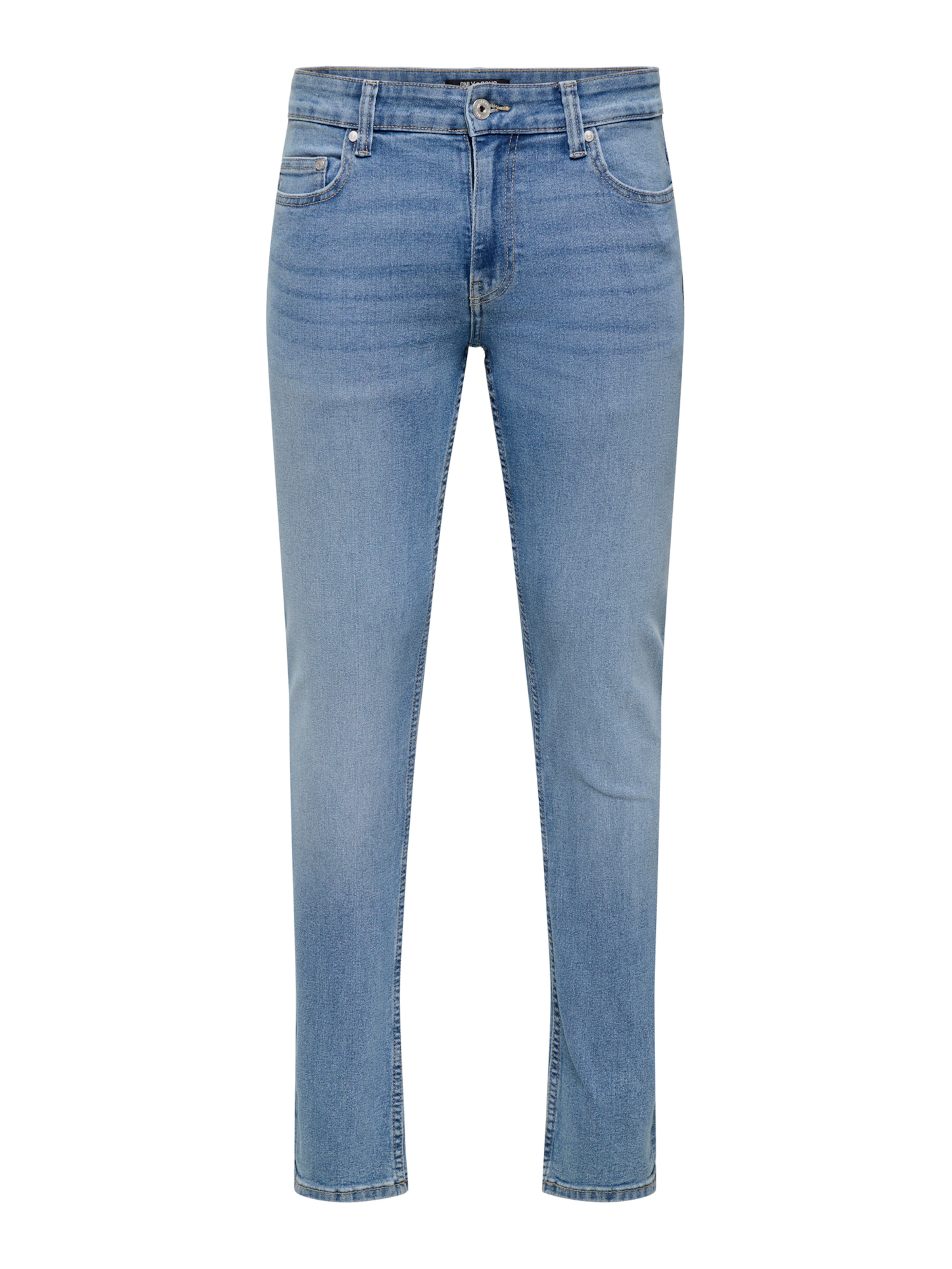 Only & Sons Liibuv Teksapüksid 'ONSLOOM', värv sinine: eest vaates