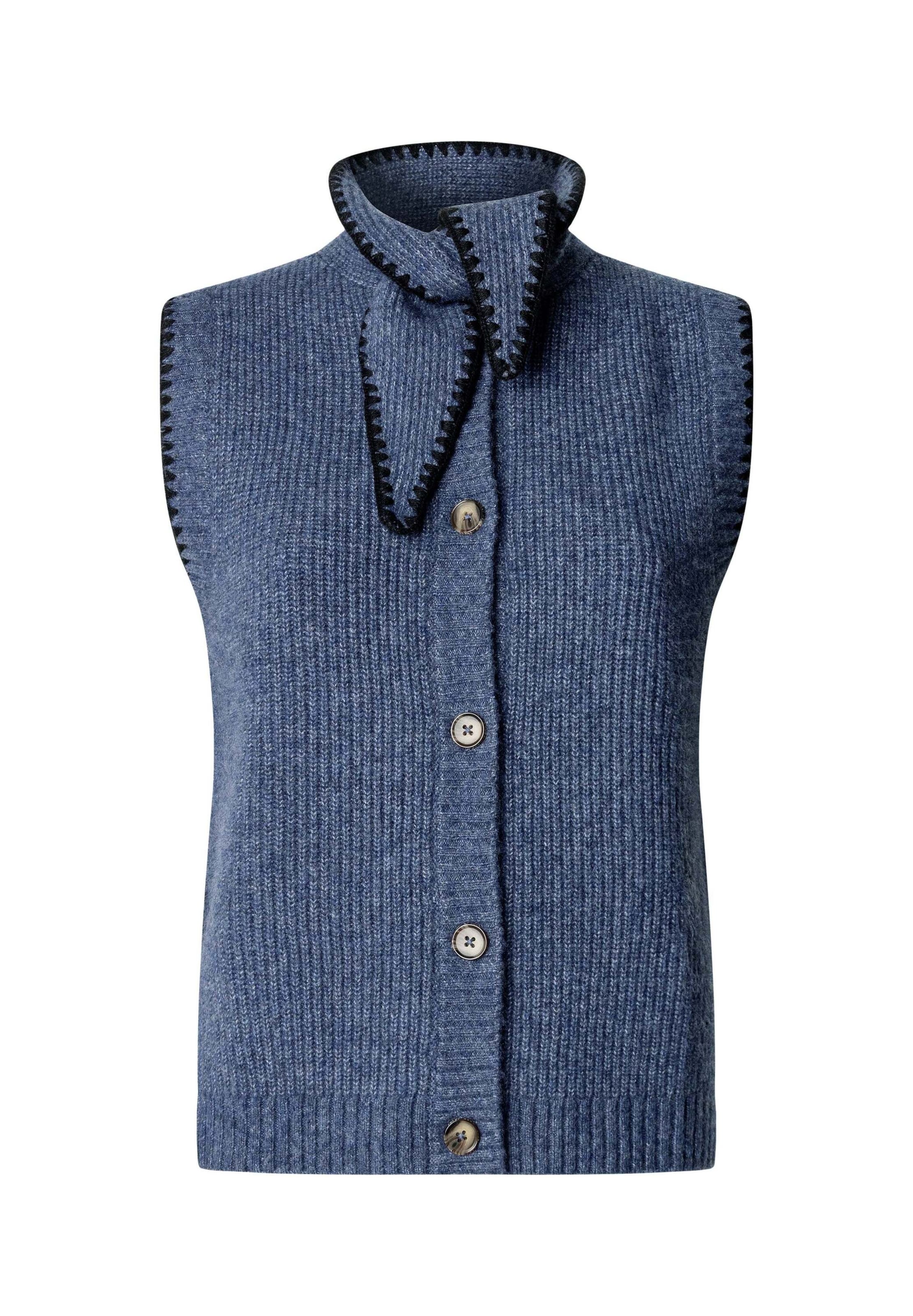 Gilet in maglia 'AIDA' di Pepe Jeans in blu: frontale