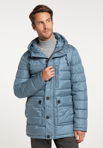 DreiMaster Klassik Winter Jacket in Grey: front