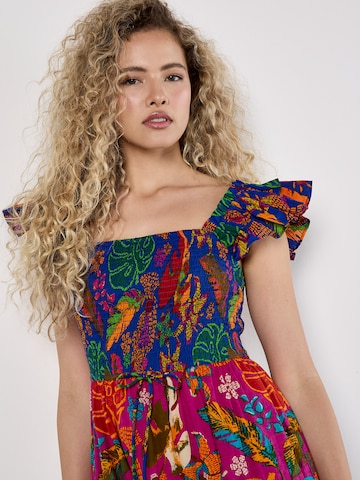 Apricot Jurk ' ' in Gemengde kleuren