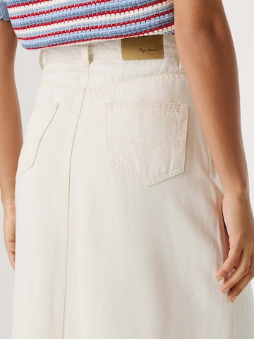 Gonna 'Mira' di Pepe Jeans in bianco