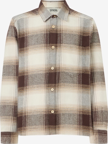 DRYKORN Regular Fit Hemd 'DIEGGO' in Braun: Vorderseite