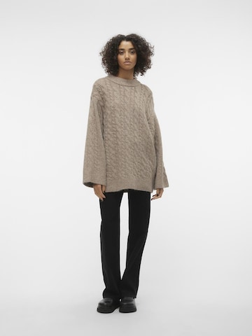 VERO MODA Sweater 'COBALT' in Brown