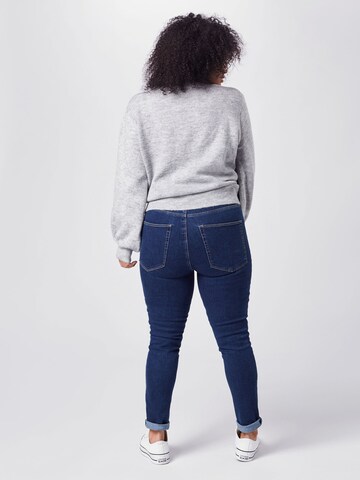 ONLY Carmakoma Skinny Jeans in Blau