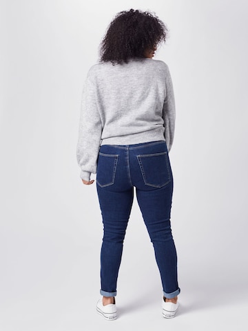 ONLY Carmakoma Skinny Jeans in Blau