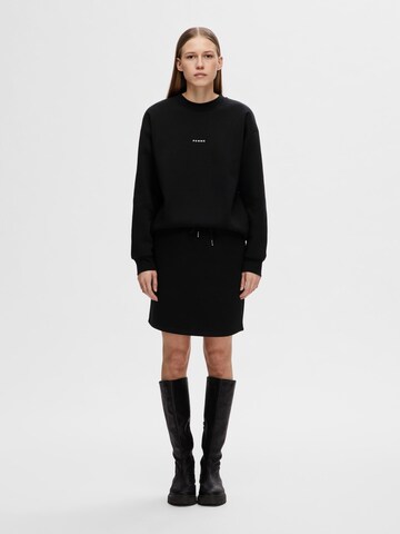 SELECTED FEMME Sweatshirt in Schwarz