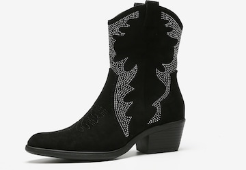 Bottes de cowboy Salinyang en noir : devant