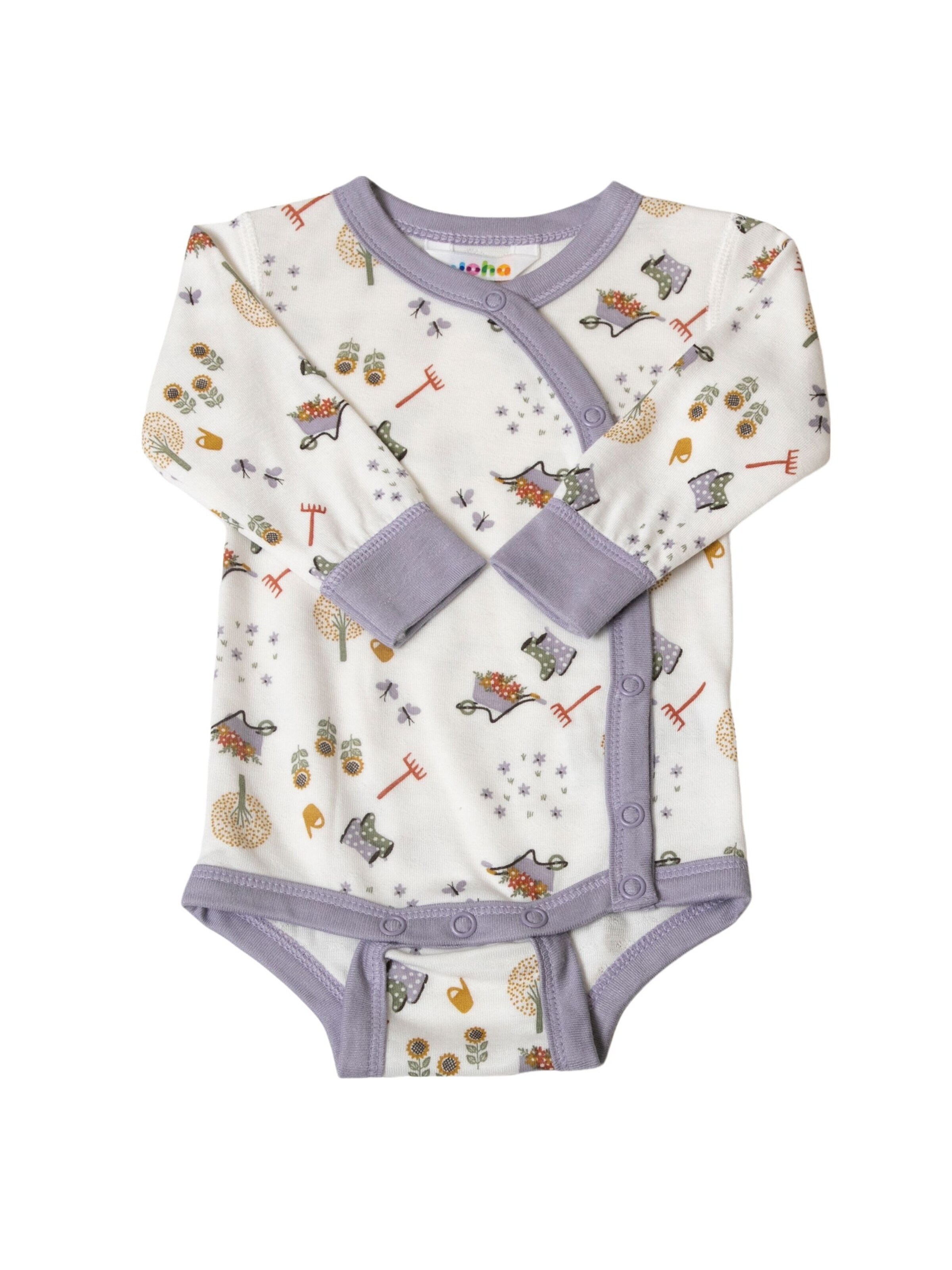 JOHA Romper/Bodysuit in Purple: front